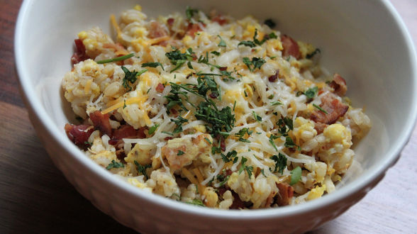 Beggin' Egg and Cheese Fried Rice