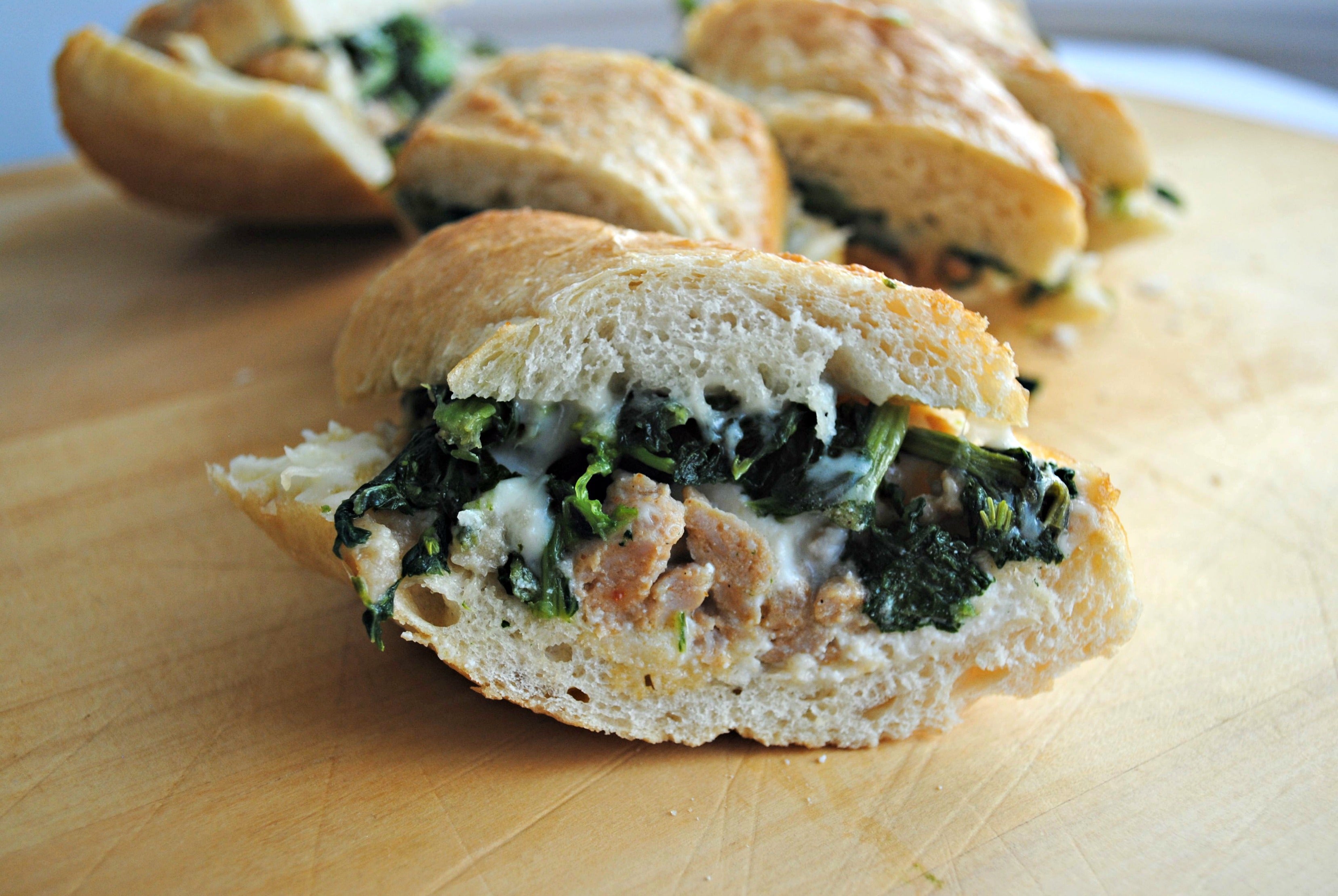 Broccoli Rabe and Sausage Bites – Rachael Ray