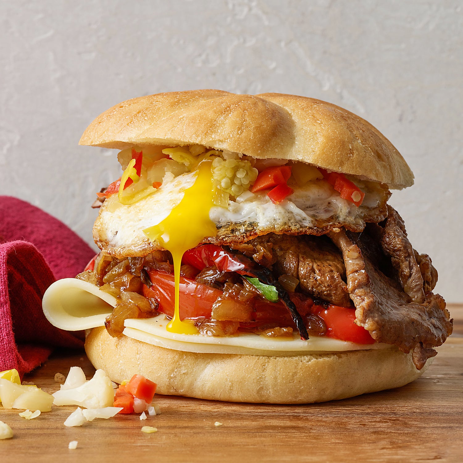 Not-a-Philly Steak 'n' Egg