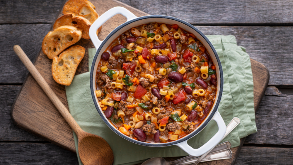 Pasta e Fagioli with Sausage