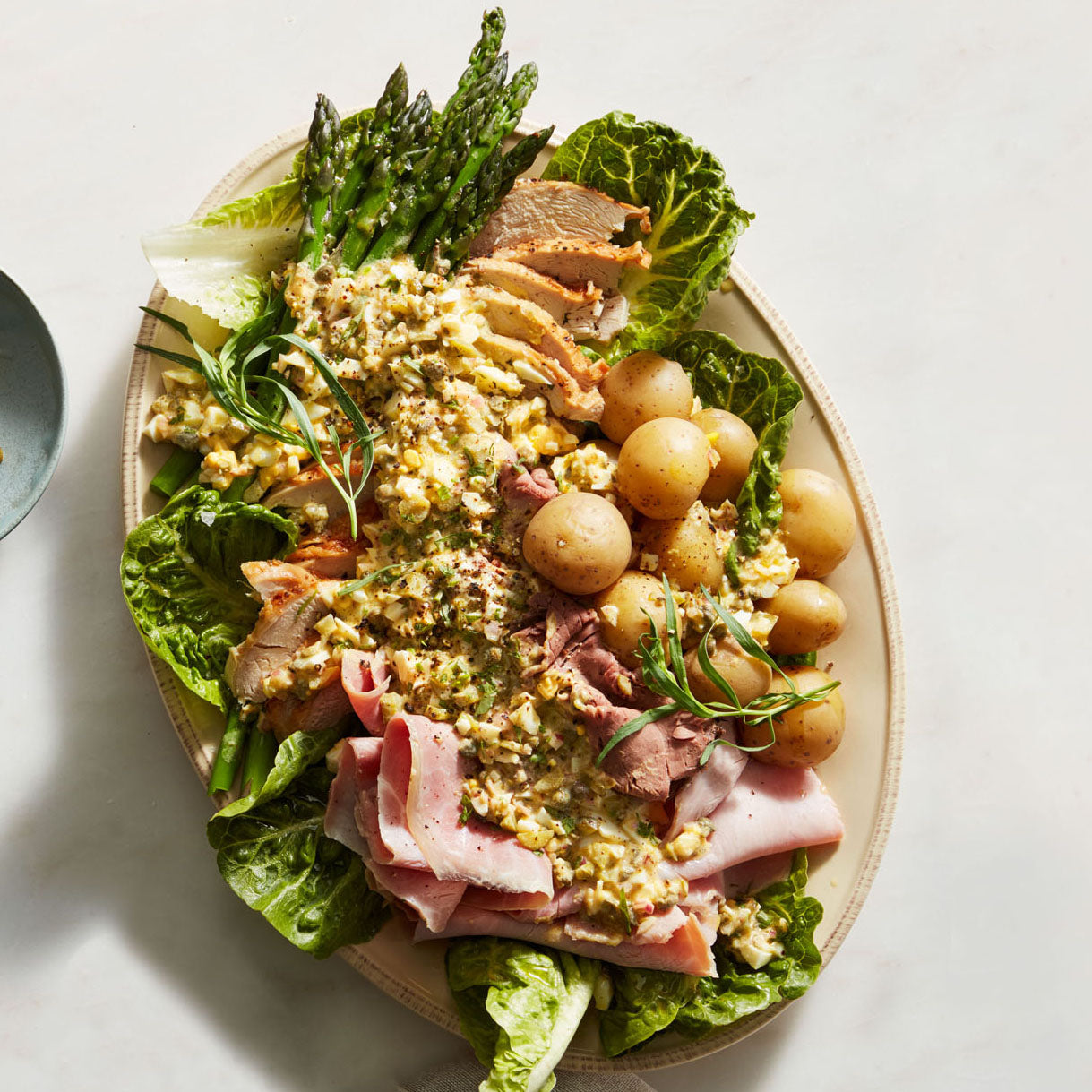 Rachael Ray's Chef Salad with Gribiche Dressing