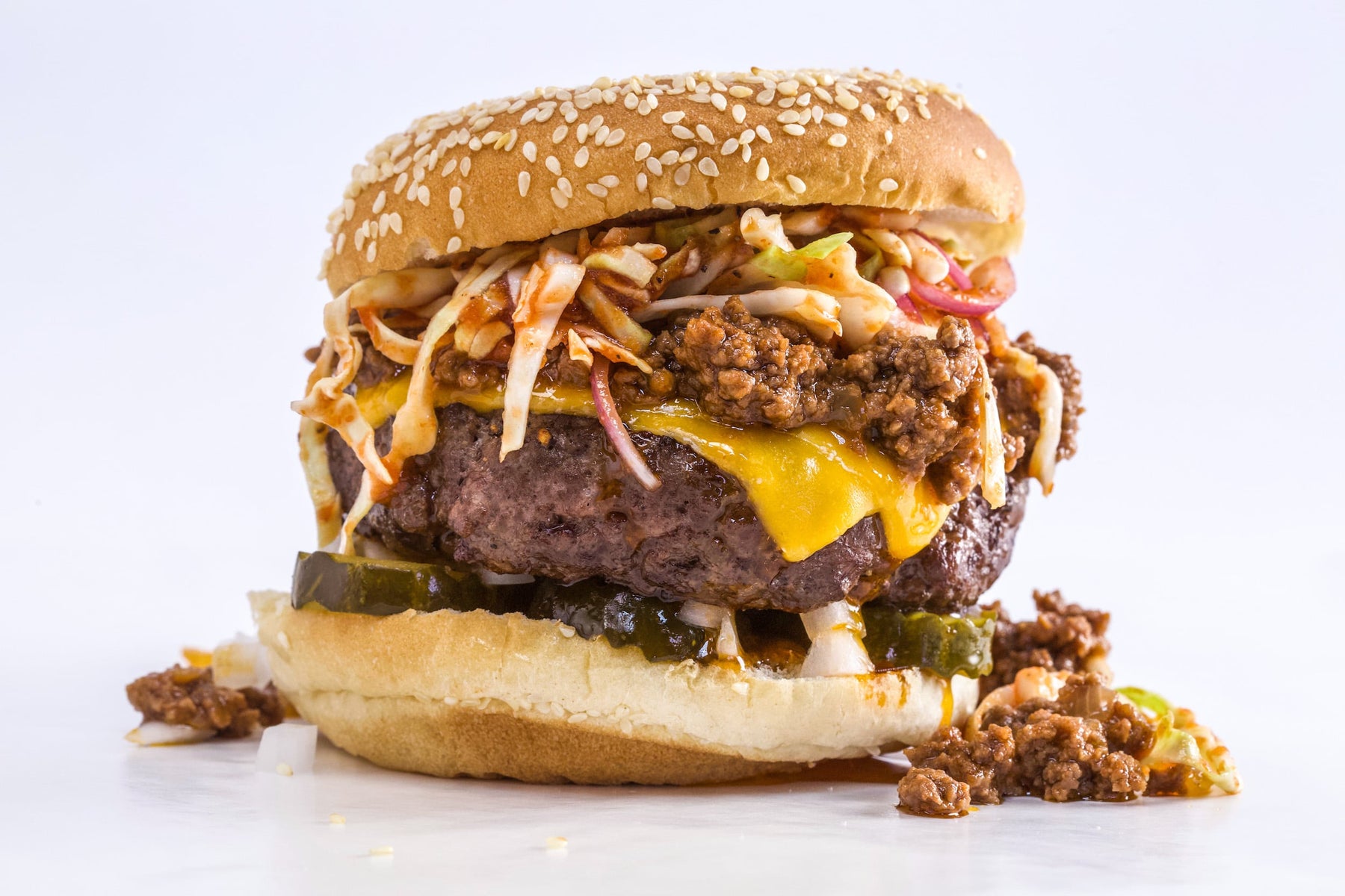 Rachael's Chili Dogs or Chili Burgers with BBQ Coleslaw