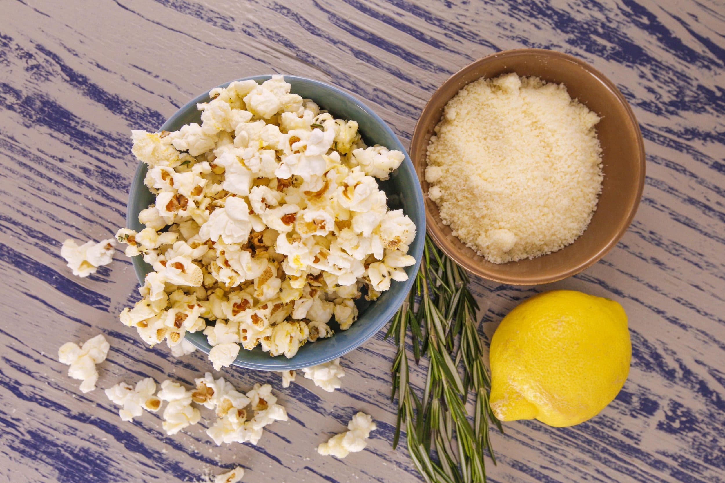 Rosemary-Parm Popcorn