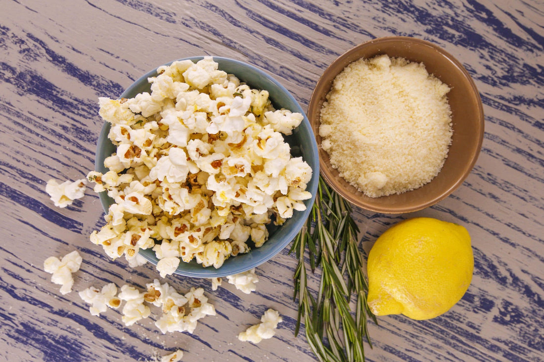 Rosemary-Parm Popcorn