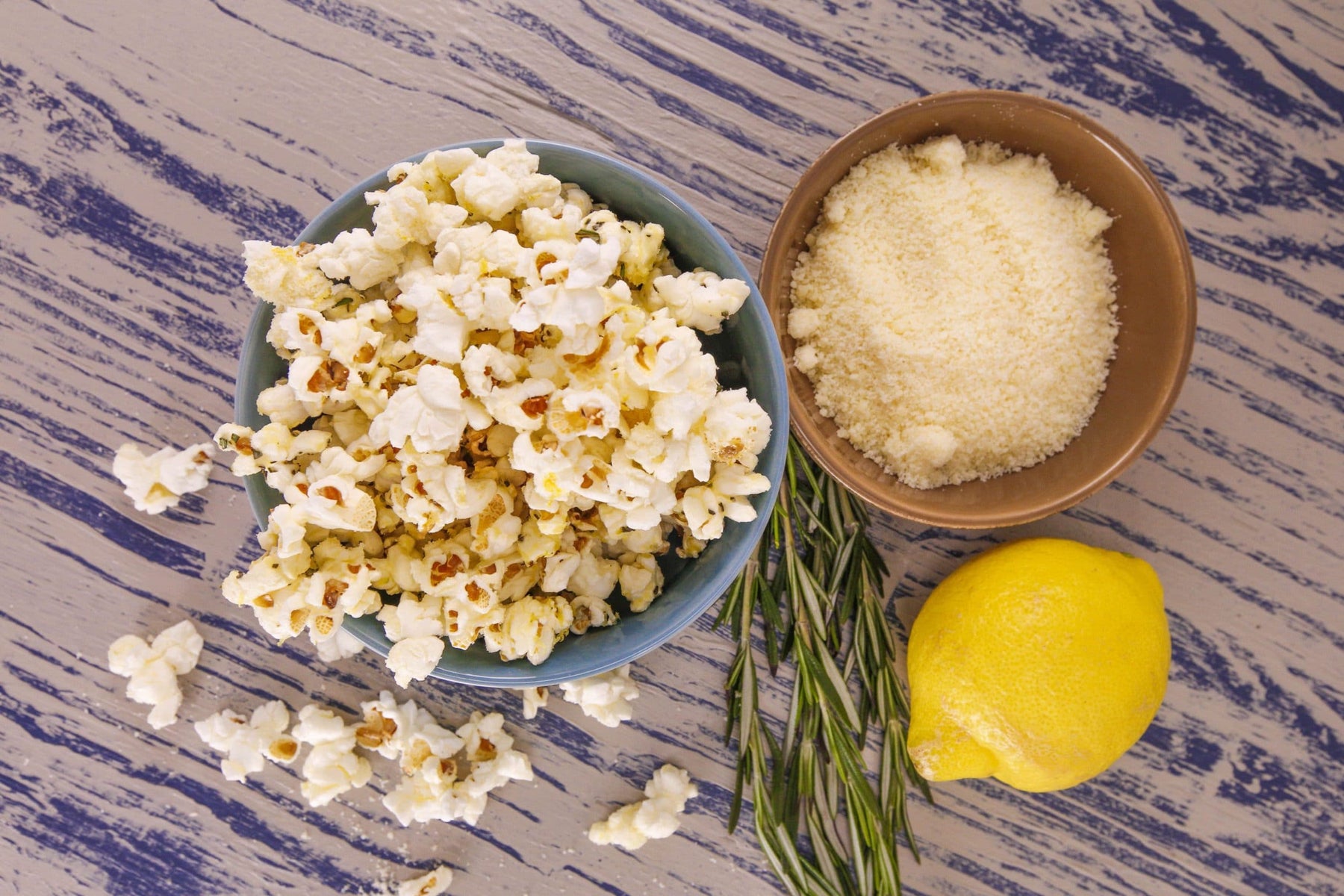 Rosemary-Parm Popcorn