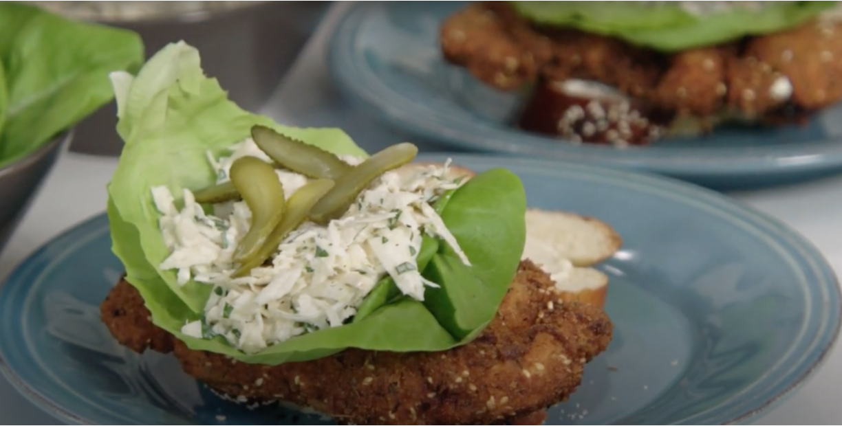 Schnitzel Sandwiches with Celery Root Remoulade Recipe from Jake Makes It Easy