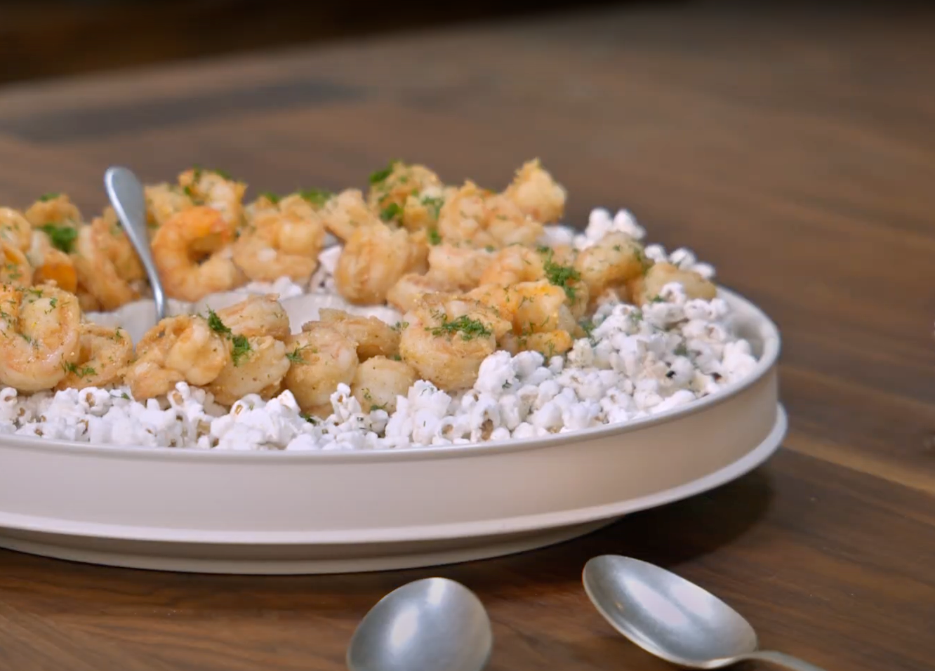 Rachael Ray's Meals in Minutes Dill Popcorn Shrimp