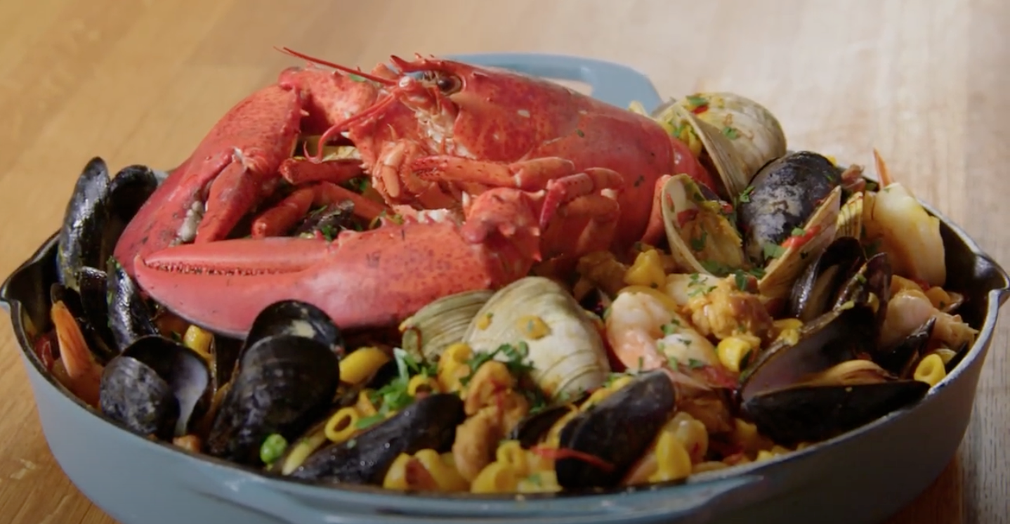 Paella Macaroni Recipe from Global Soul Kitchen