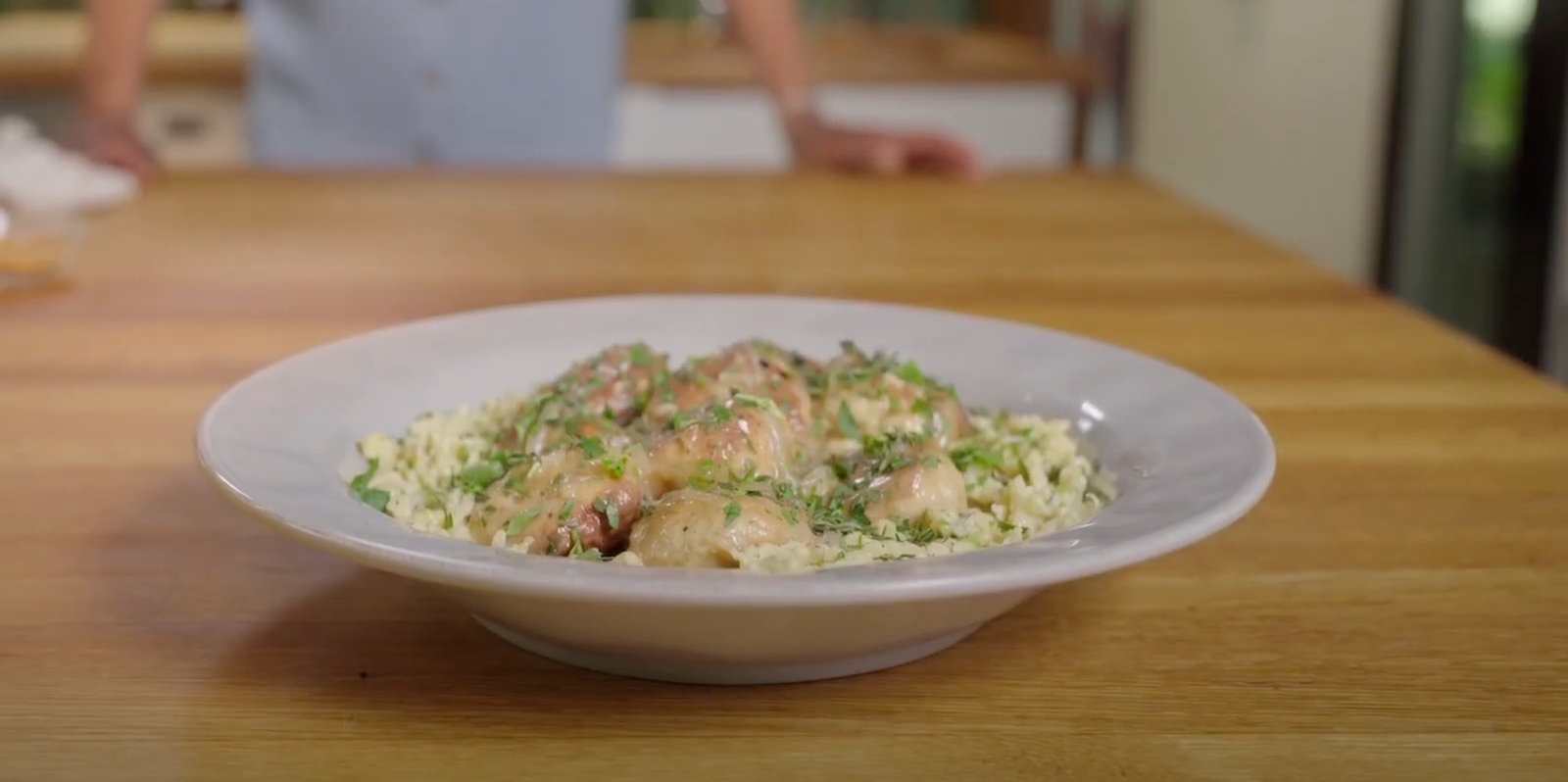 Smothered Meatballs with Spaetzle