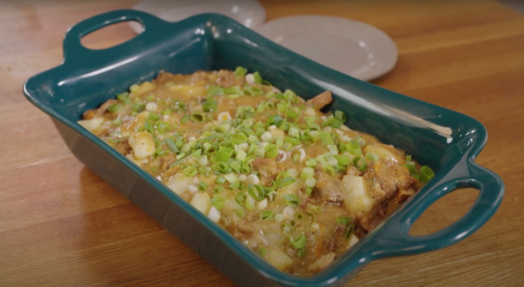 Smothered Chicken Gizzard Poutine Recipe From Global Soul Kitchen