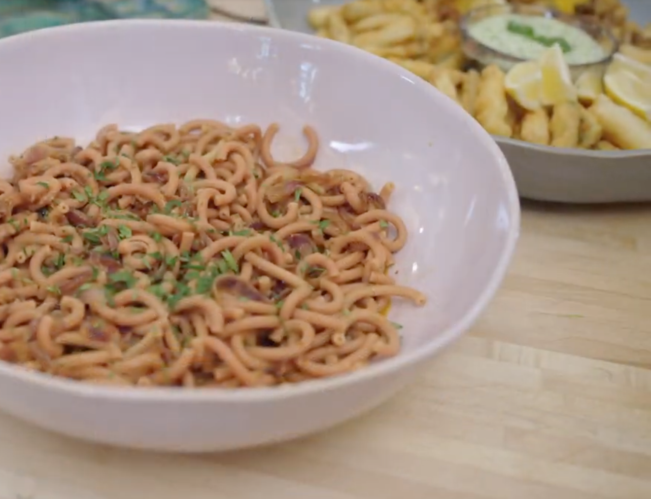 Red Onion Pasta Recipe from Rachael Ray in Tuscany