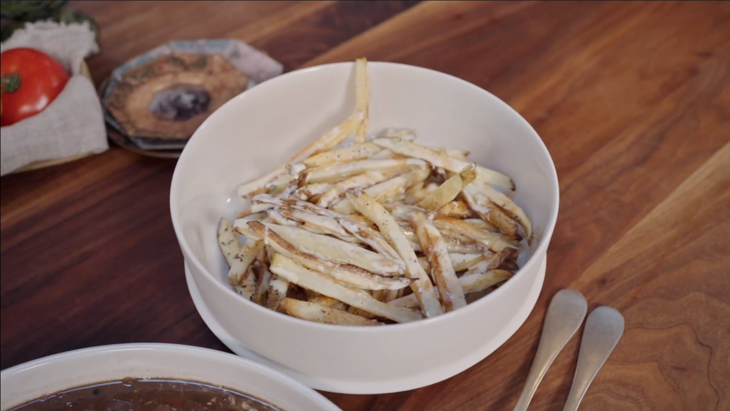 Rachael Ray's Meals in Minutes Pucky Huddle French Fry Recipe