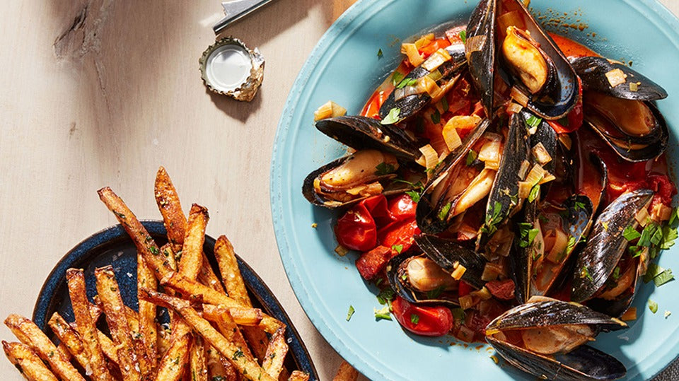 Spanish Mussels & Fries