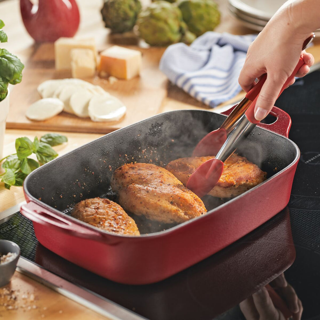 Garlic Roast Chicken with Rosemary and Lemon