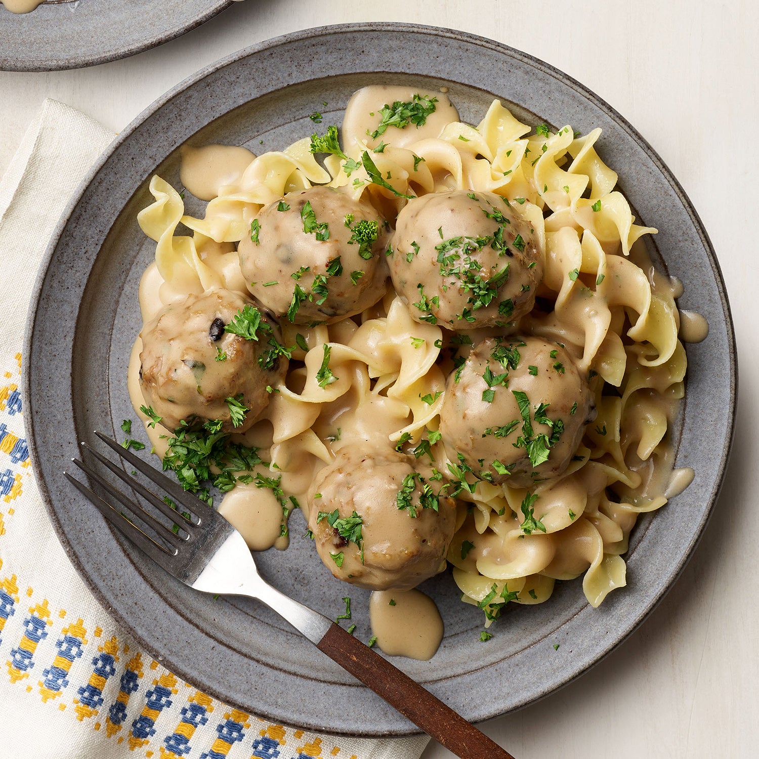 Swedish Meatball Upgrade: Turkey Meatballs with Currants in Ginger Gravy