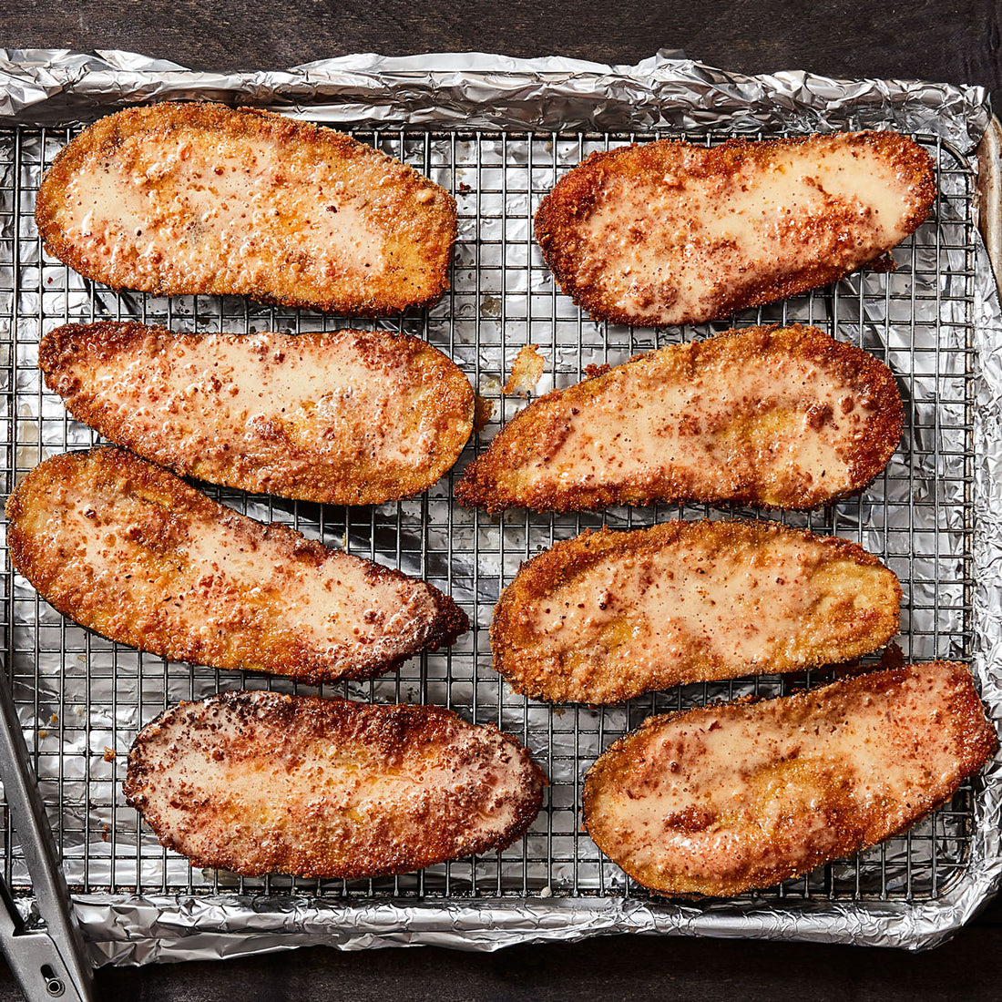Rachael Ray's Eggplant (or Chicken) Schnitzel