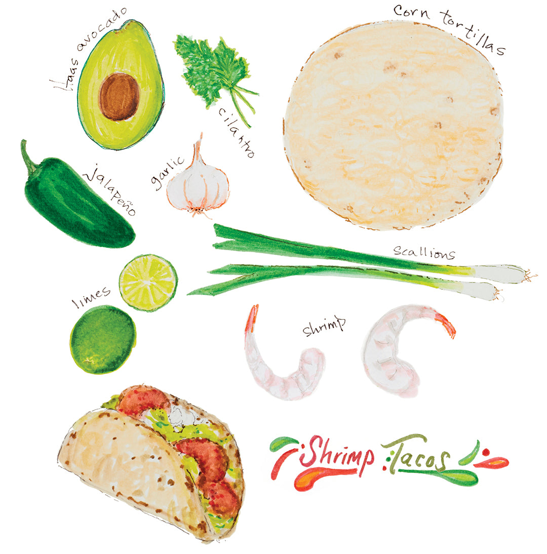 Rachael Ray's Shrimp Tacos