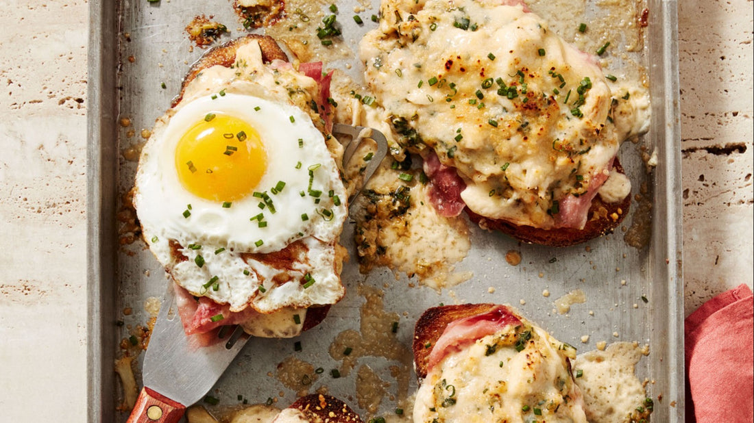 Crabby Croque Monsieurs or Croque Madames