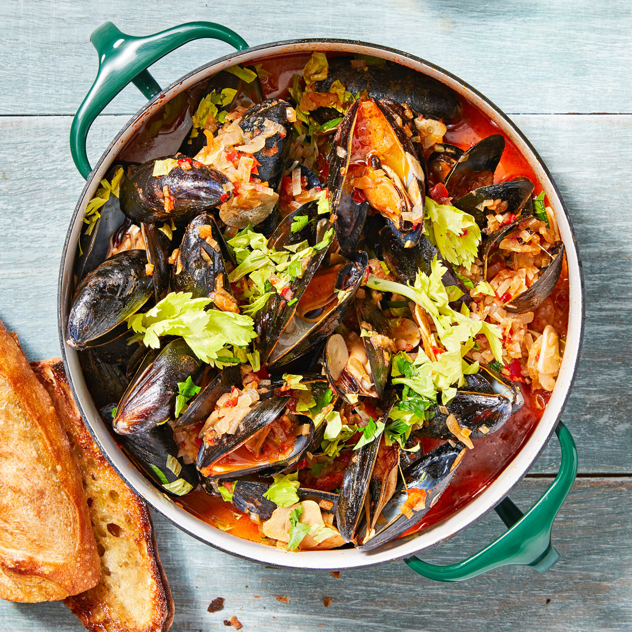 Garlic & Chili Mussels