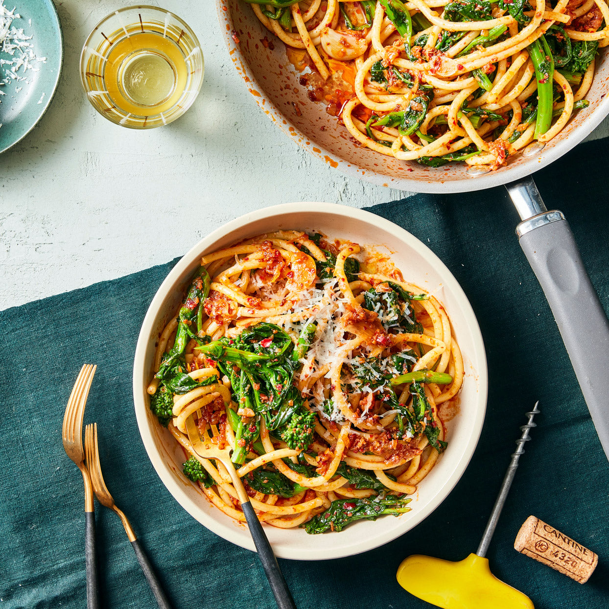 'Nduja & Rapini Bucatini