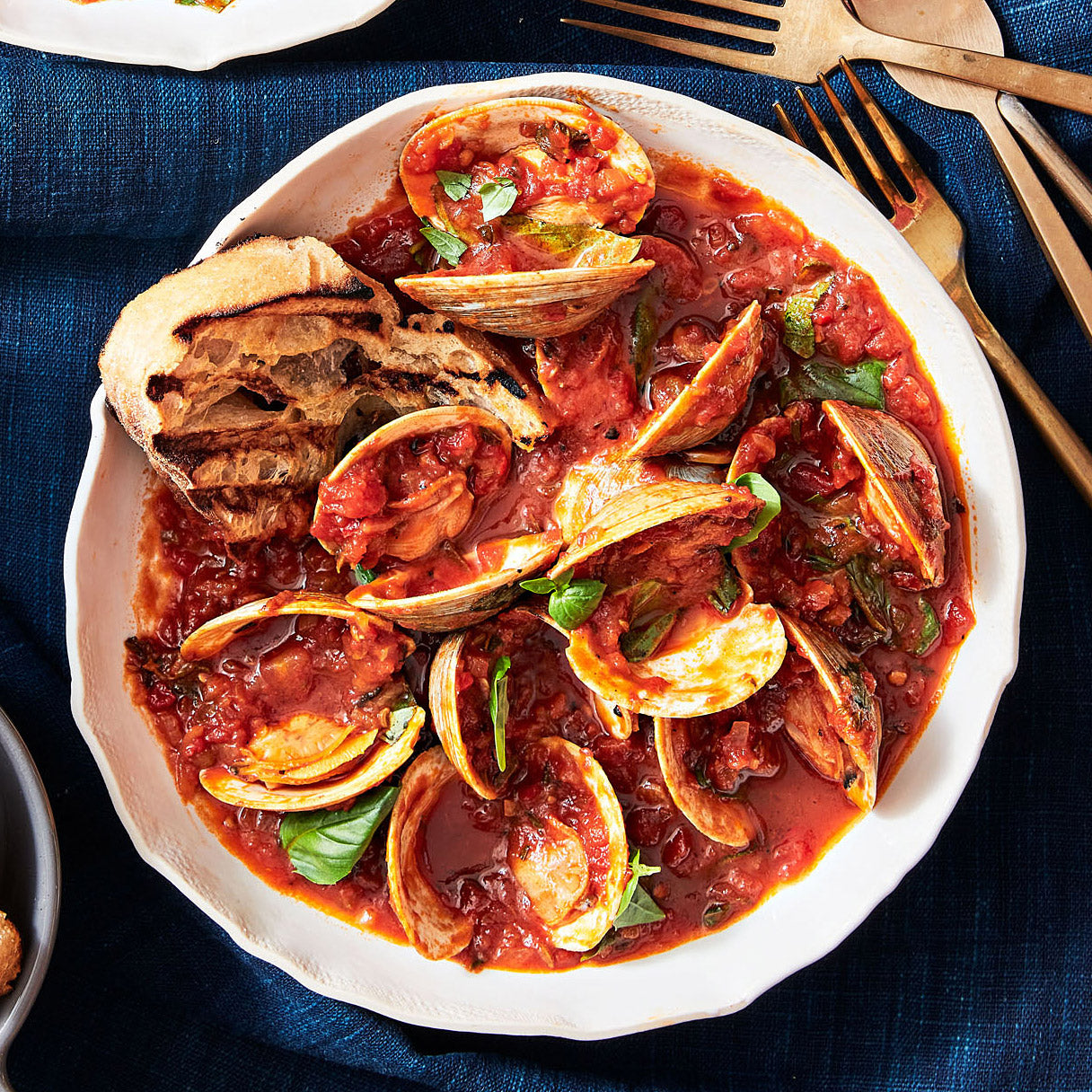 Rachael Ray's Agrodolce Clams with Red Sauce