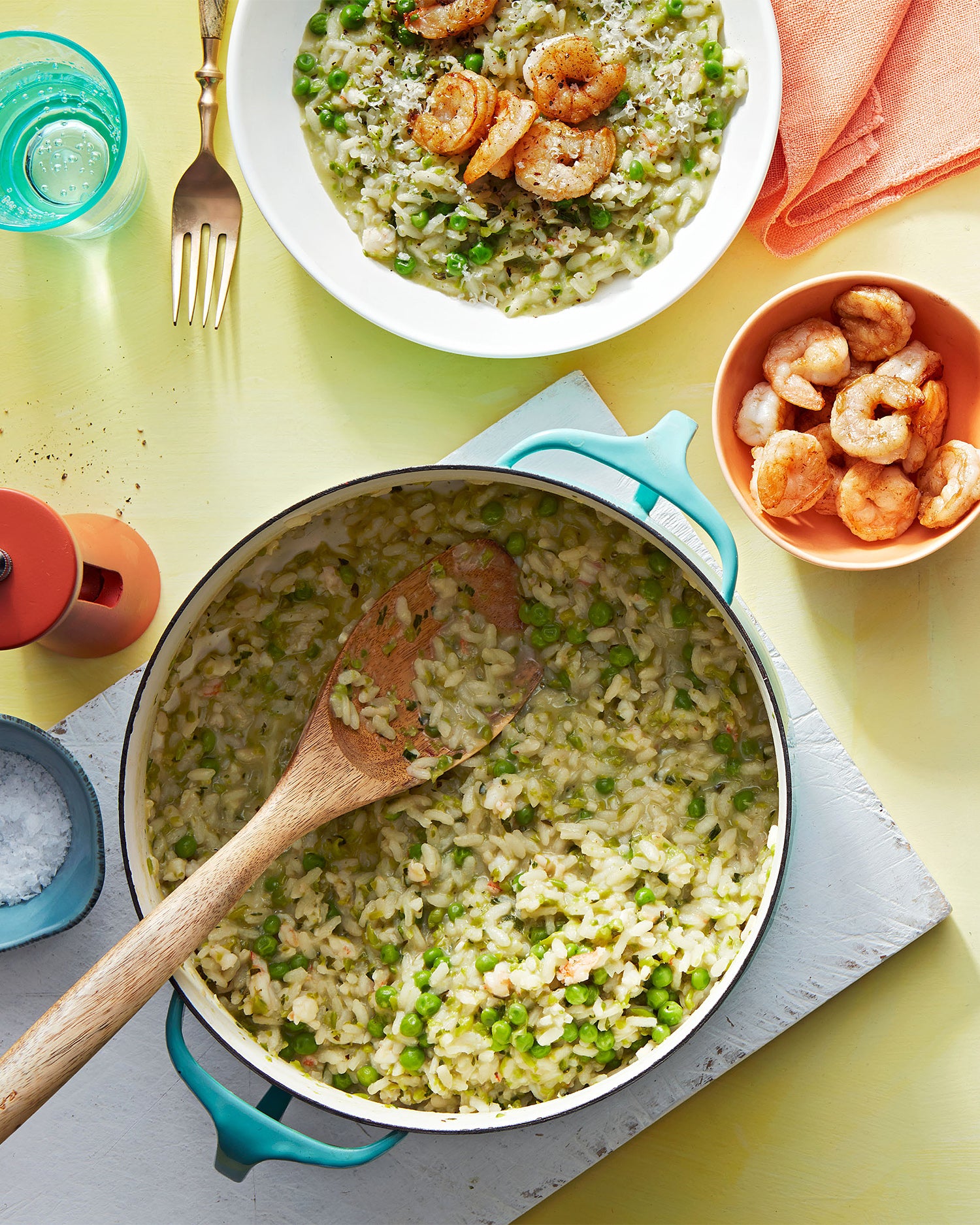 Risotto with Peas & Shrimp