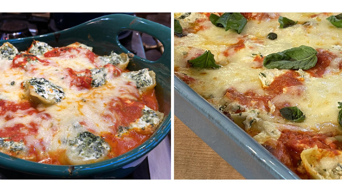 Stuffed Shells 2-Ways with Vodka Sauce