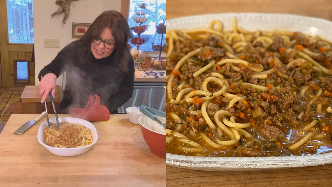 Tuscan Ragu with Pici | Meatless Ragu Recipe With Pasta (Vegetarian!)