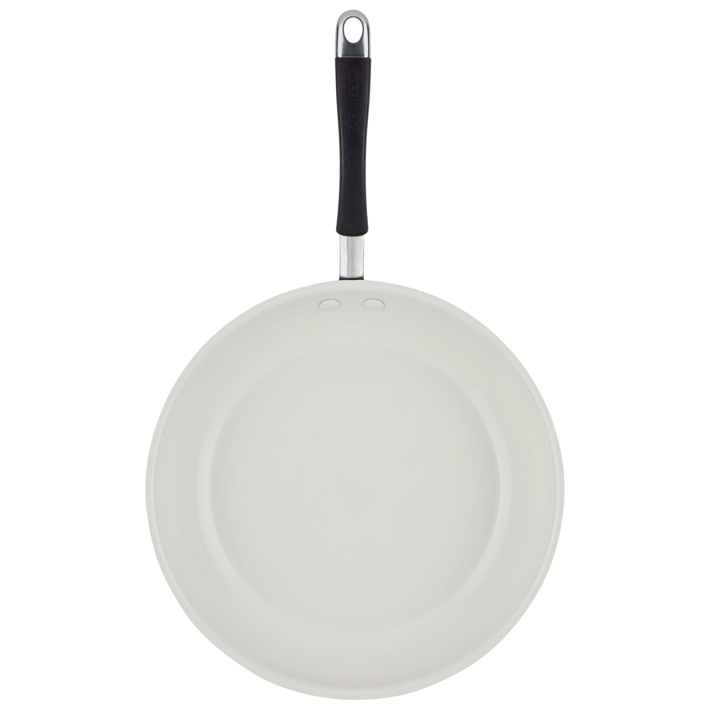 Ceramic Nonstick Frying Pan with black handle, made of high-performance aluminum.
