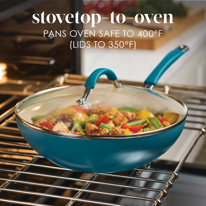 Cucina Ceramic Nonstick Stir Fry Pan