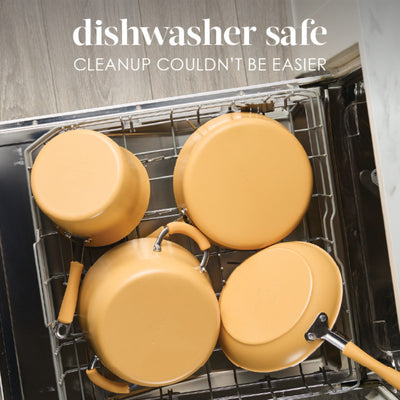 10-Piece Cucina Ceramic Nonstick Cookware Set