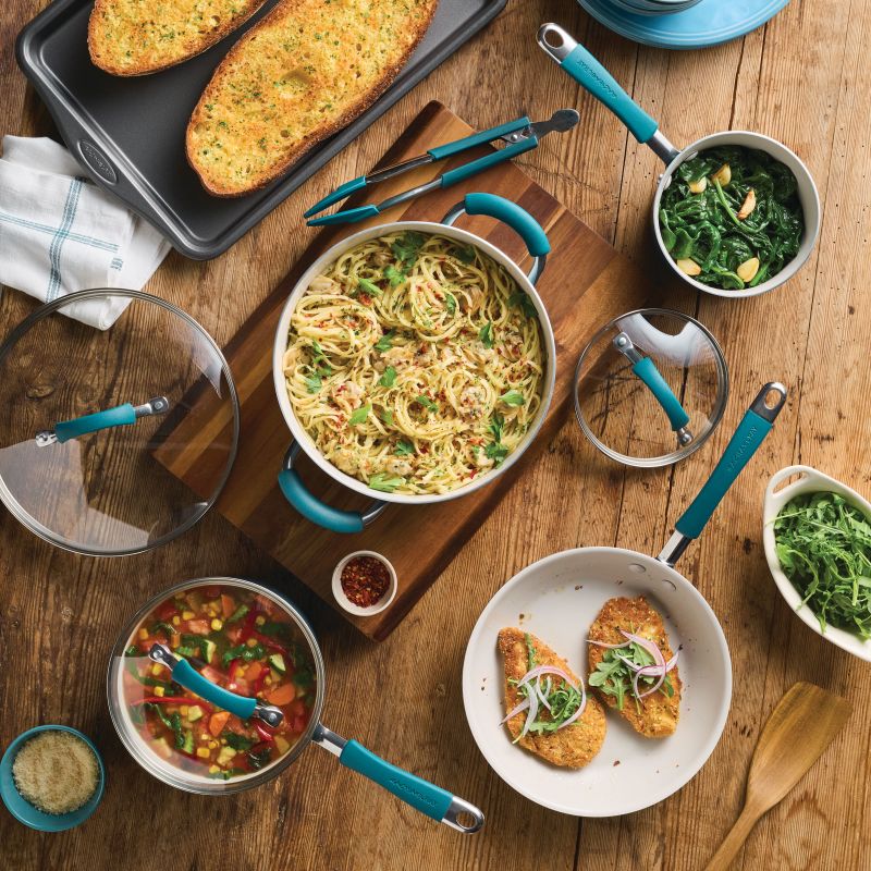 8-Piece Cucina Ceramic Nonstick Cookware Set