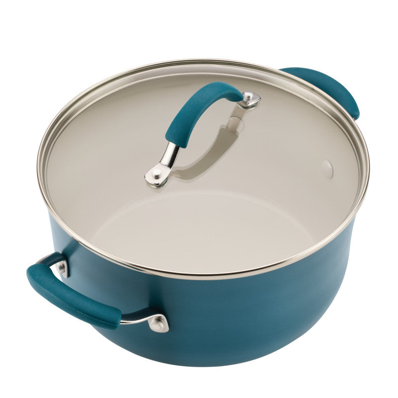 8-Piece Cucina Ceramic Nonstick Cookware Set