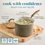 8-Piece Cucina Ceramic Nonstick Cookware Set 17278 - 30308038115510