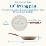 2-Piece Cucina Ceramic Nonstick Skillet Set 17280 - 30165229207734