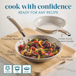 2-Piece Cucina Ceramic Nonstick Skillet Set 17280 - 30165231665334