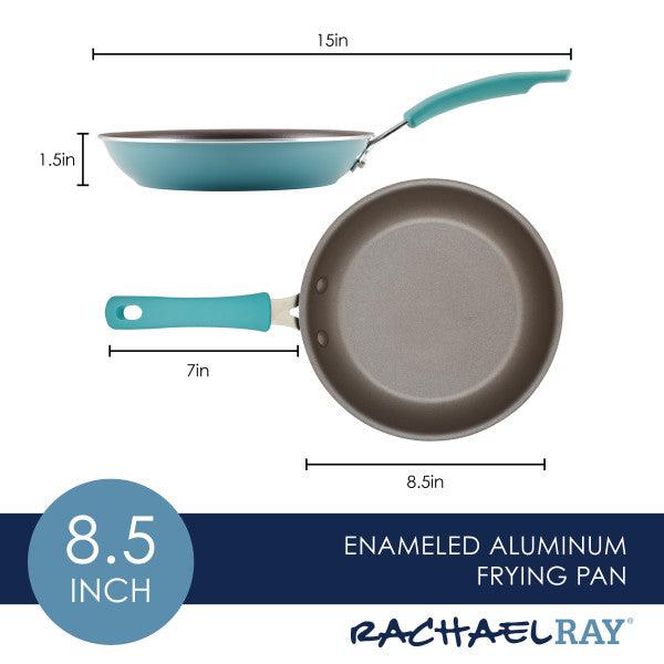 Introducing the Cook + Create Nonstick Frying Pan, expertly crafted from thicker gauge aluminum for high performance and featuring nonstick properties. Its dimensions are 15" x 8.5" x 1.5".