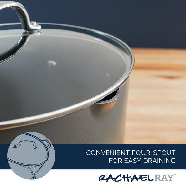 Oval Cooking Pot with Lid: 8-Quart Stockpot Nonstick | Rachael Ray