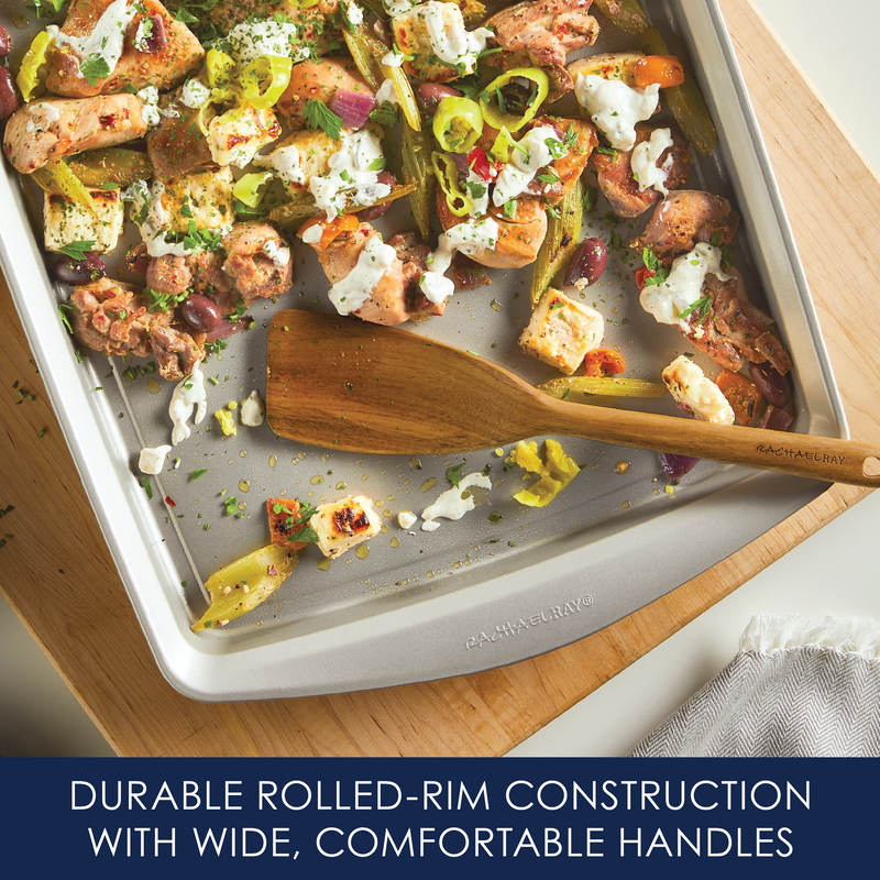 3-Piece Nonstick Covered Cake Pan & Baking Sheet Set