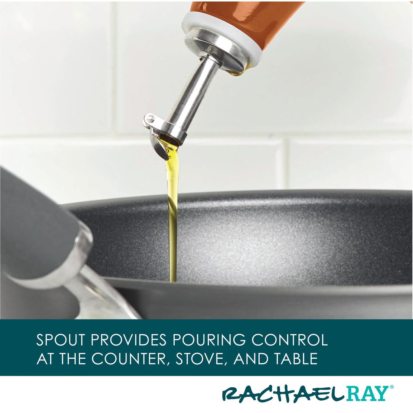 24-Ounce EVOO Bottle | Pumpkin Orange