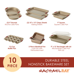 10-Piece Nonstick Bakeware Set 52410 - 26573822918838