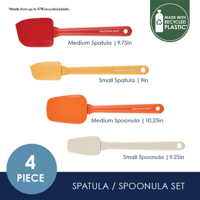 4-Piece Recycled Plastic* Spatula Set