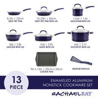 13-Piece Nonstick Induction Cookware Set with PlatinumShield Technology.