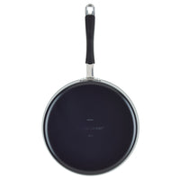 Ceramic Nonstick Saute Pan with black handle, viewed from above.