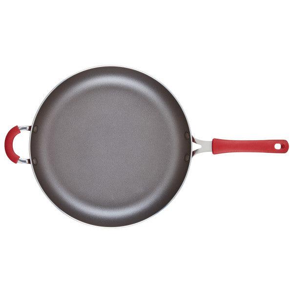 Rachael Ray 2-Piece Nonstick Frying Pan Set, Aluminum, Almond, Cook + Create Collection
