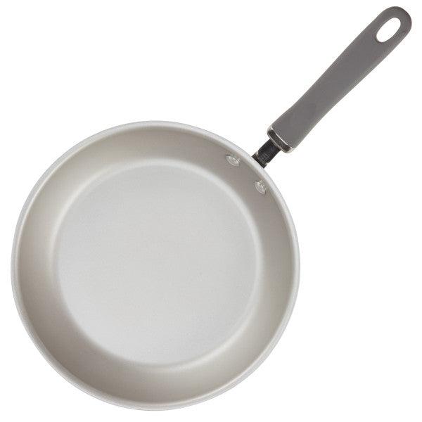 13-Piece Nonstick Induction pan with black handle, dishwasher safe, top view.