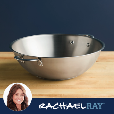 14-Inch Stainless Steel Induction Wok