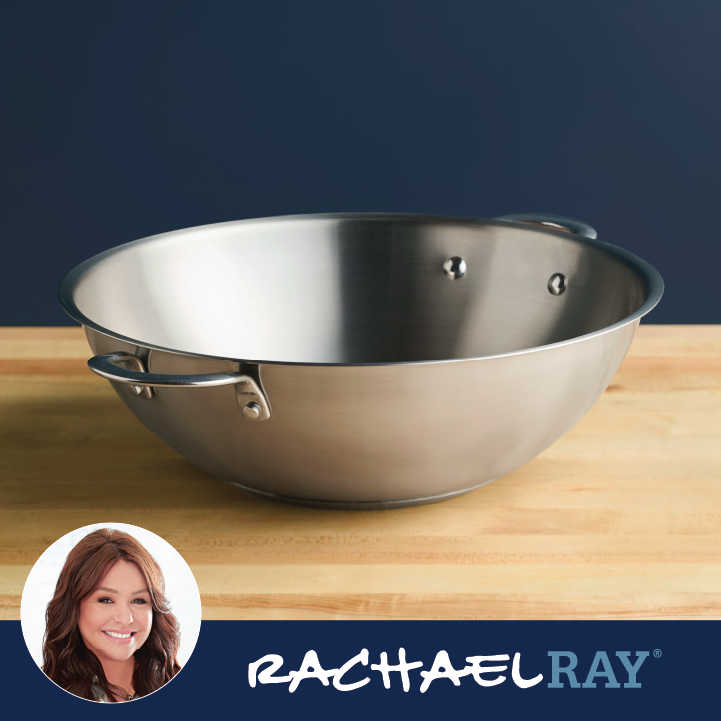 14-Inch Stainless Steel Induction Wok