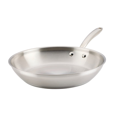 12.5-Inch Stainless Steel Frying Pan