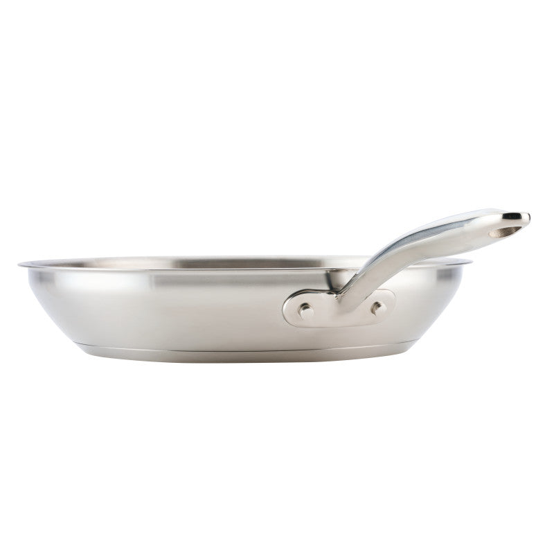 12.5-Inch Stainless Steel Frying Pan